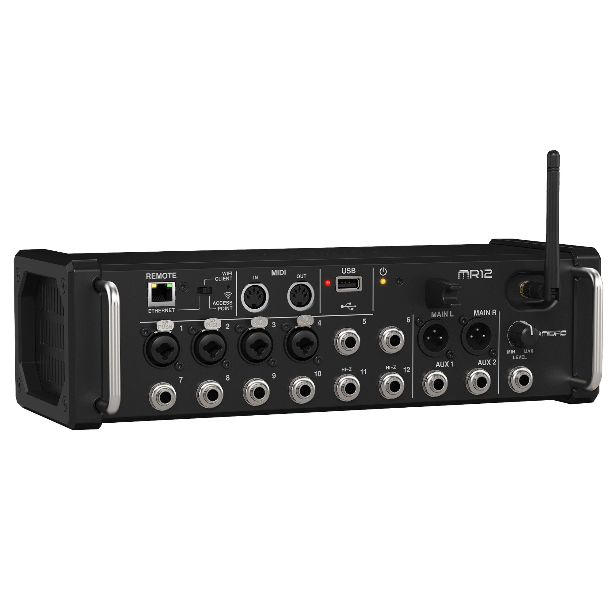 Midas MR12 12-Channel Portable Digital Mixer – SoundPro