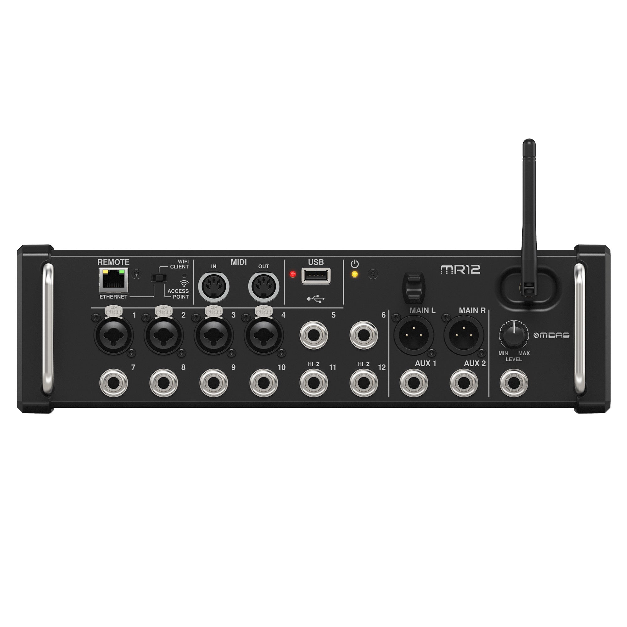 Midas MR12 12-Channel Portable Digital Mixer – SoundPro