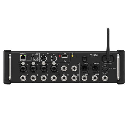 Midas MR12 12-Channel Portable Digital Mixer front