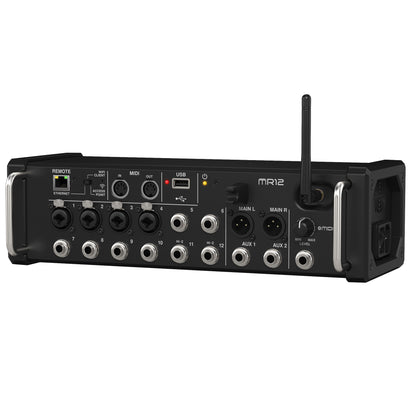 Midas MR12 12-Channel Portable Digital Mixer left