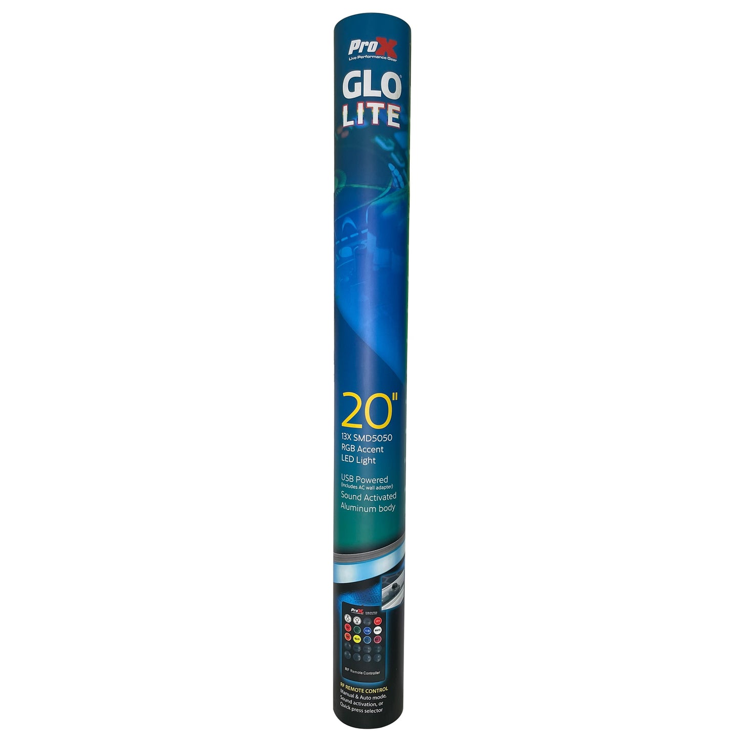ProX X-GLOLITE20 GloLite 20" RGB LED Accent Strip Light