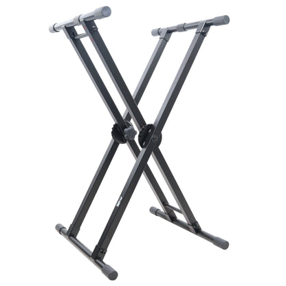 ProX Keyboard Stand Accessories Steel Mesh Work Surface | X-Style Stand with Dual-Locking