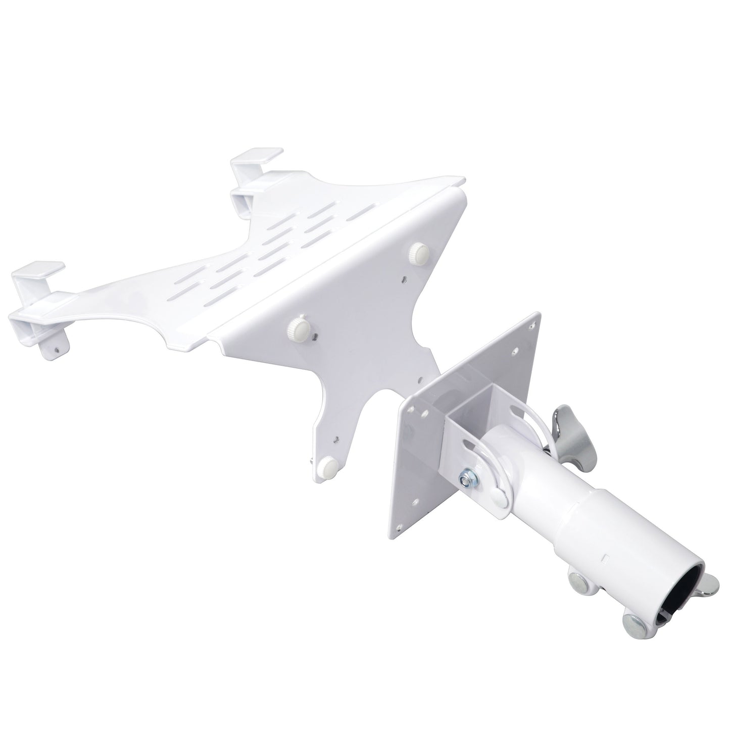 ProX Universal Laptop Tray + VESA Monitor Mounting Bracket for Stands | White