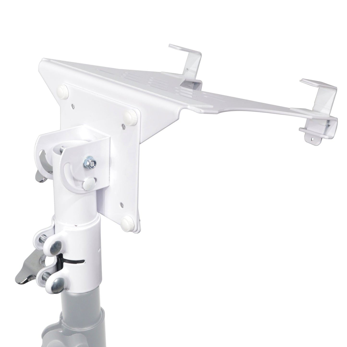 ProX Universal Laptop Tray + VESA Monitor Mounting Bracket for Stands | White