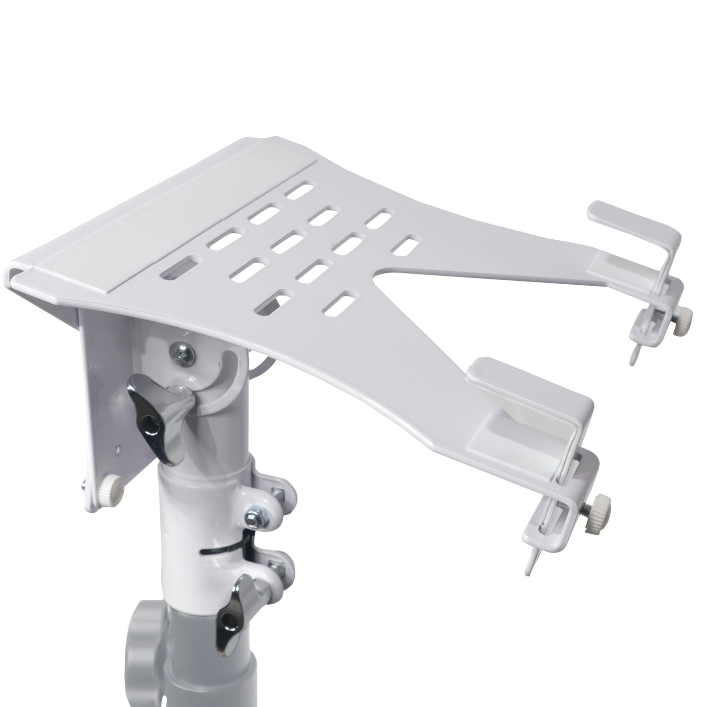 ProX Universal Laptop Tray + VESA Monitor Mounting Bracket for Stands | White
