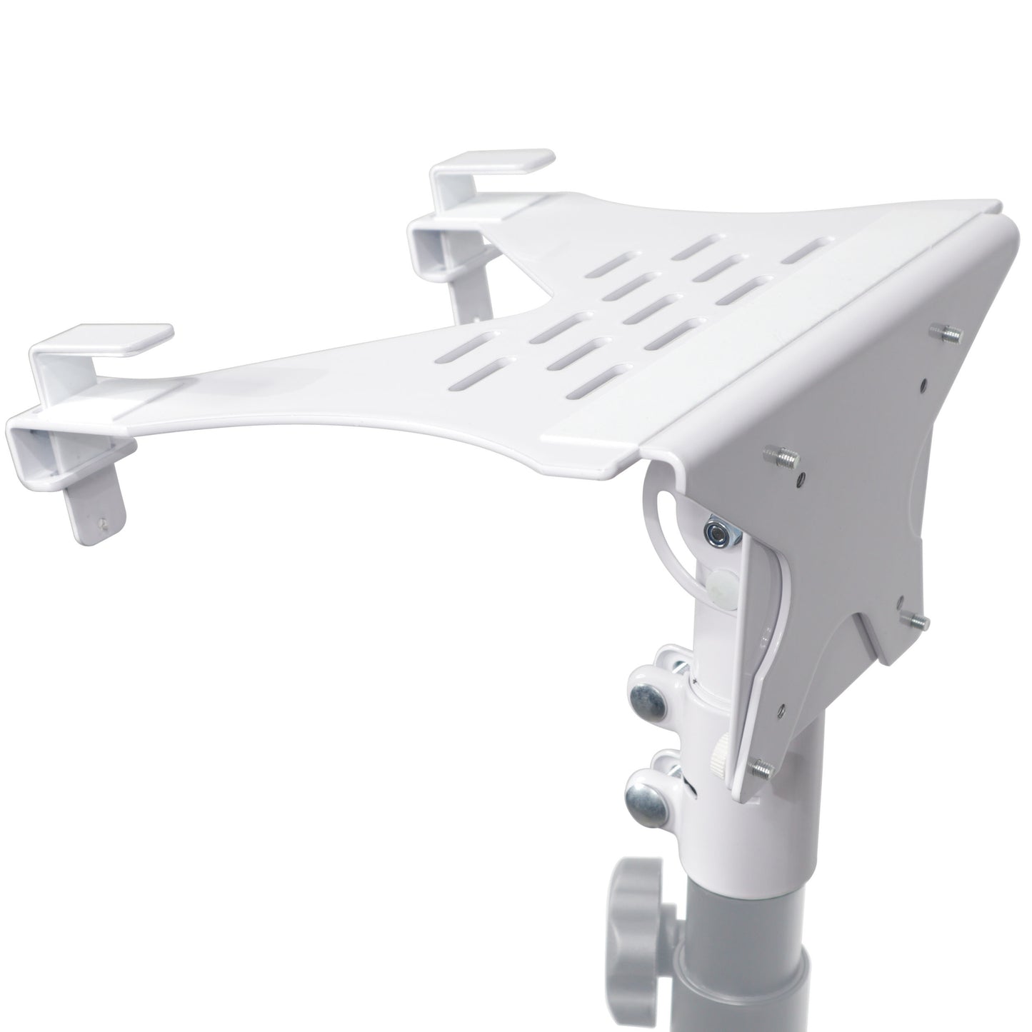 ProX Universal Laptop Tray + VESA Monitor Mounting Bracket for Stands | White