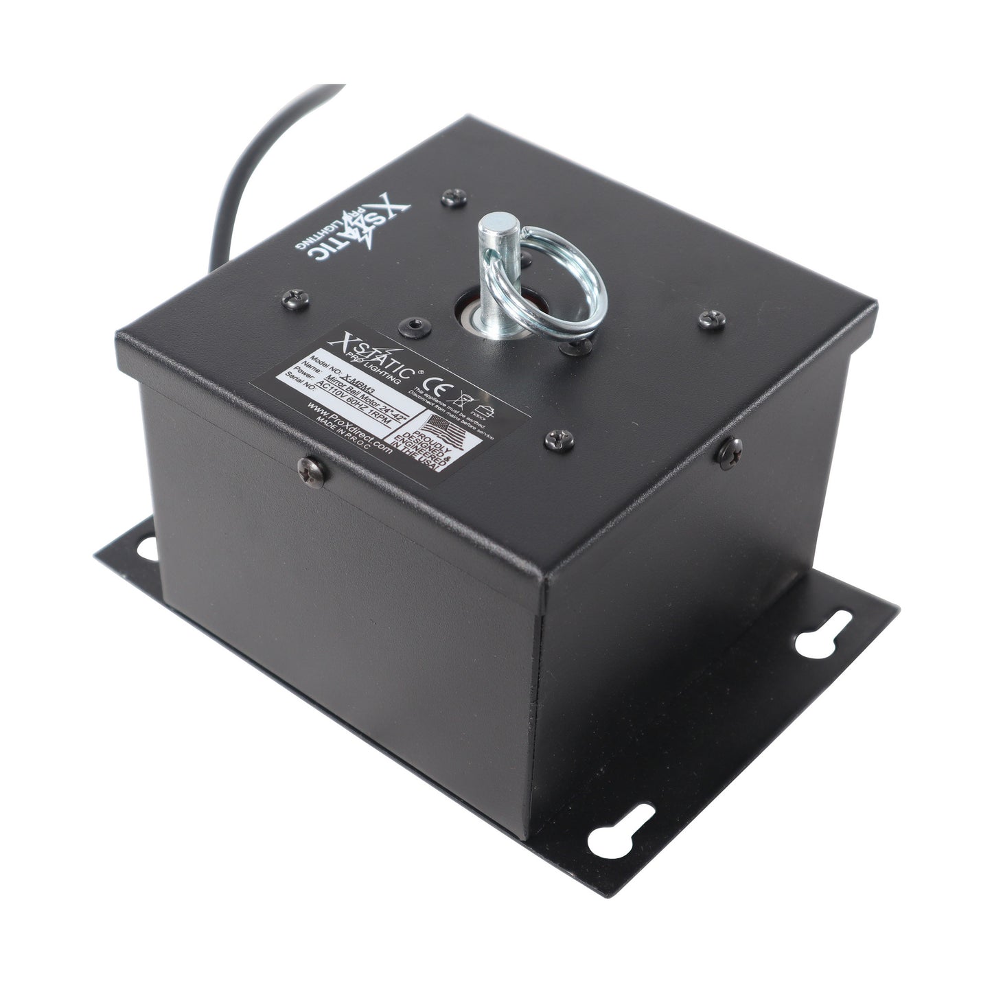 ProX Mirror Ball Motor AC Powered With Safety Ring | 1 RPM