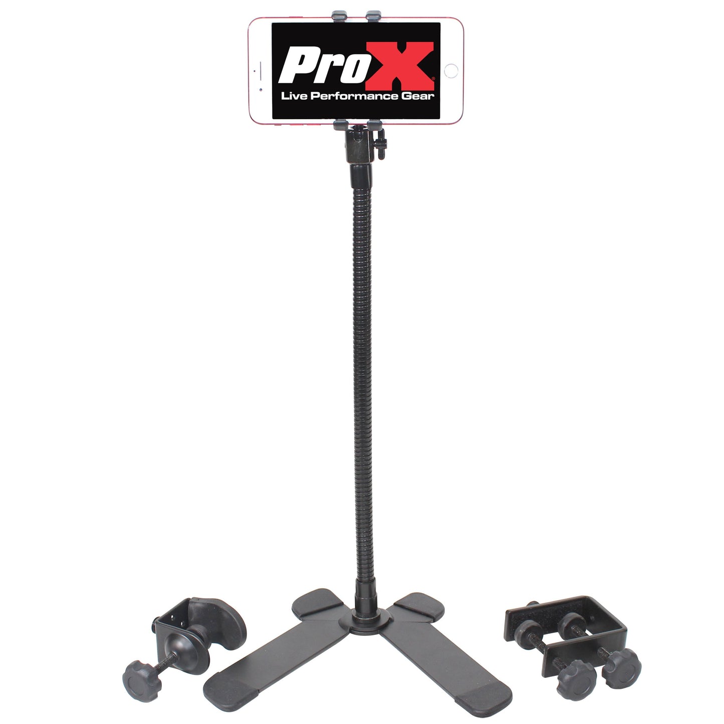 ProX Mobi Buddy Mobile Device Mounting Kit Hands-Free Stand Kit | Device Clip (1 in - 4 in)