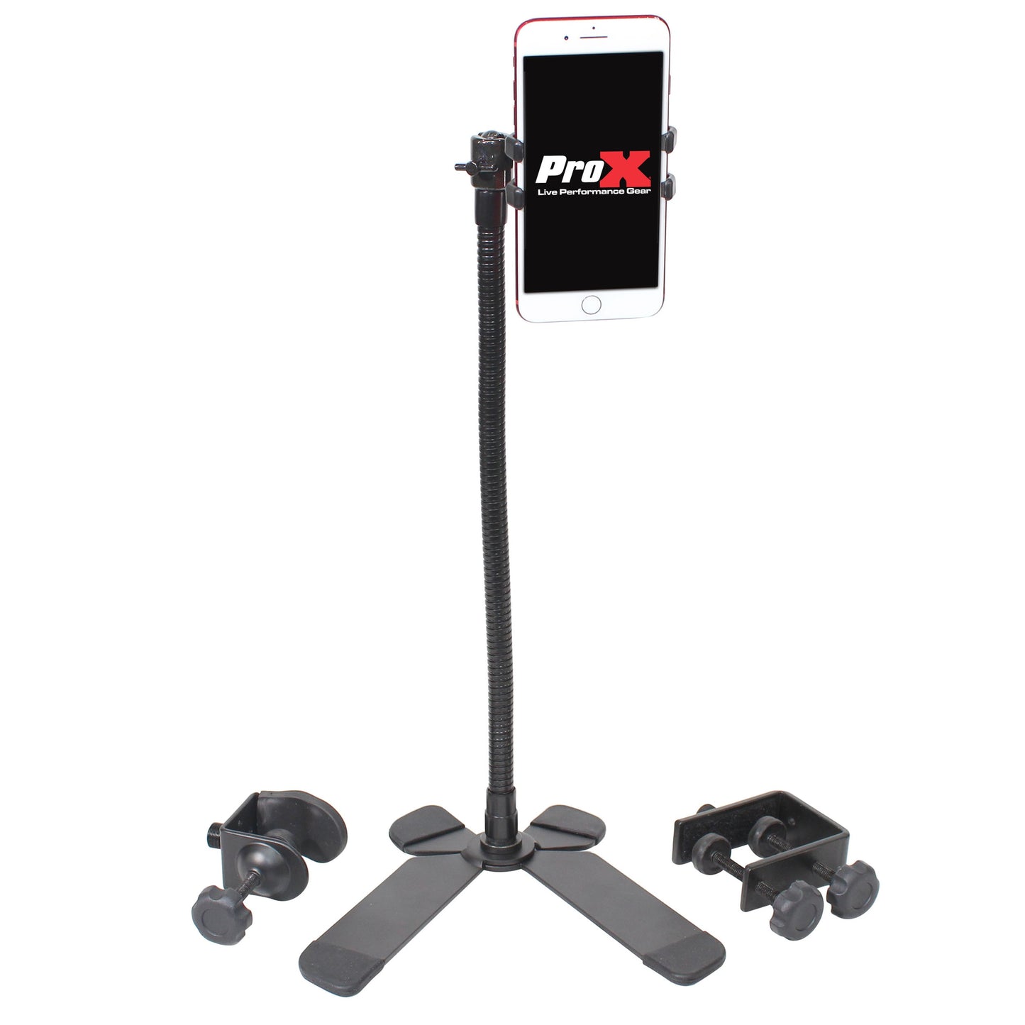 ProX Mobi Buddy Mobile Device Mounting Kit Hands-Free Stand Kit | Device Clip (1 in - 4 in)