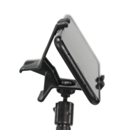 ProX Mobi Buddy Mobile Device Mounting Kit Hands-Free Stand Kit | Device Clip + Tablet Clamp (7.5 in - 11.5 in)