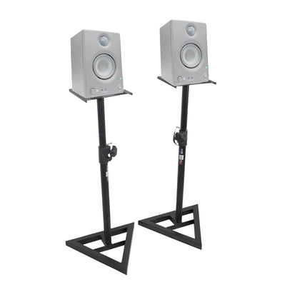 ProX X-MS12 Studio Monitor Stands With Telescoping Height Adjustment