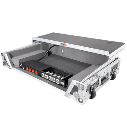 ProX X-PC4XLR-USB 1U Rack Power Strip With USB Charging Ports