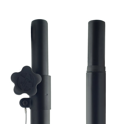 ProX Subwoofer Speaker Pole Adjustable Steel M20 and 1 3/8" Mount | Single