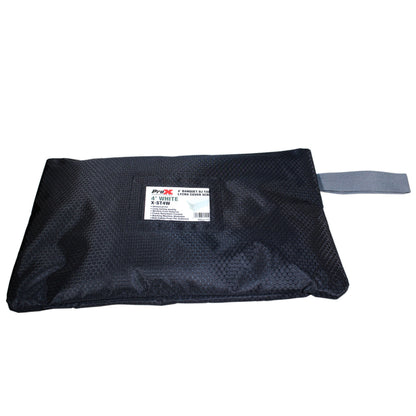 ProX Open Back Spandex Table Cover Stretch Scrim For DJ Tables | 4 ft | White