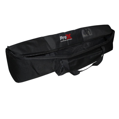 ProX Padded Accessory Bag Nylon Utility Bag for AV Gear | 42.50 inL x 8.75 inW x 7.75 inH