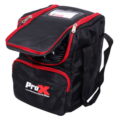 ProX Padded Accessory Bag Nylon Utility Bag for AV Gear | 11.25 inL x 9.25 inW x 8.75 inH