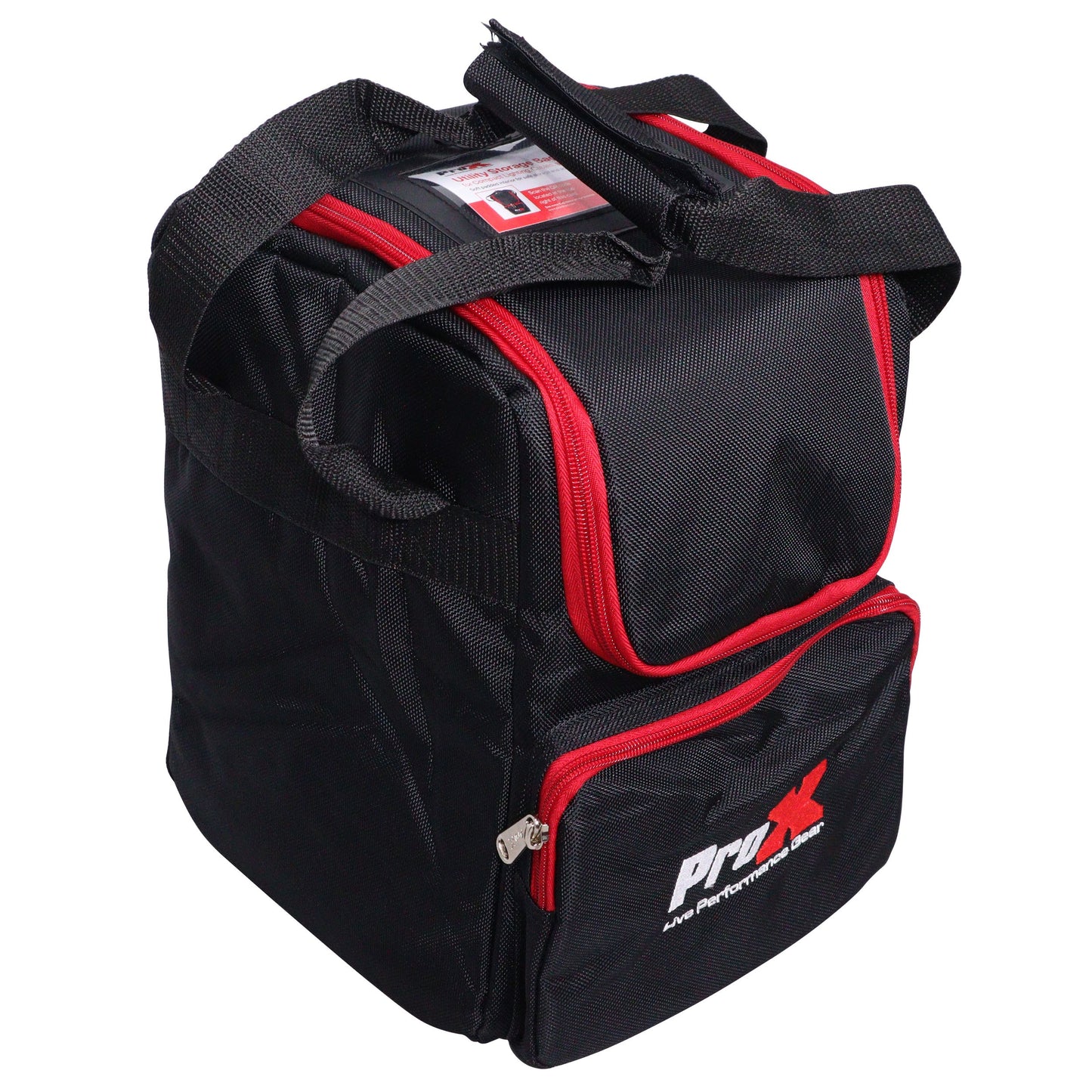ProX Padded Accessory Bag Nylon Utility Bag for AV Gear | 11.25 inL x 9.25 inW x 8.75 inH