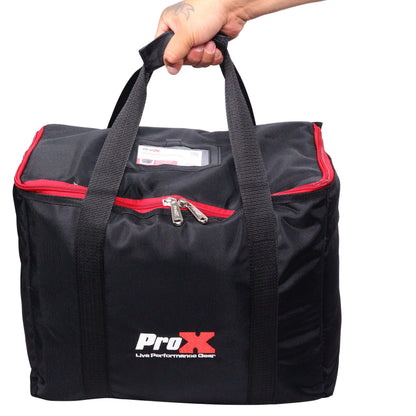 ProX Padded Accessory Bag Nylon Utility Bag for AV Gear | 16 inL x 10 inW x 13 inH