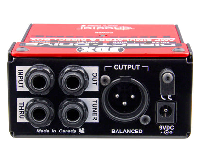Radial JDX Direct-Drive Amp Simulator & DI Box side