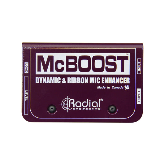 Radial McBoost Mic Signal Booster front