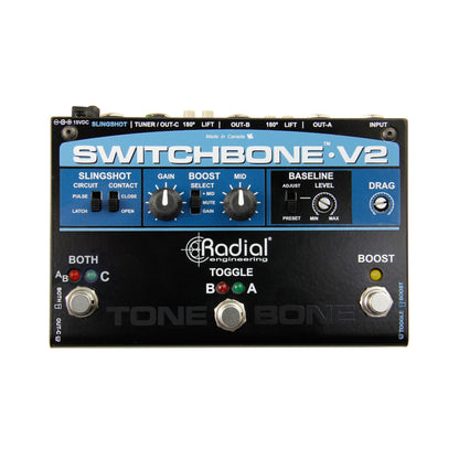 Radial Switchbone-V2 Amp Selector & Boost Pedal