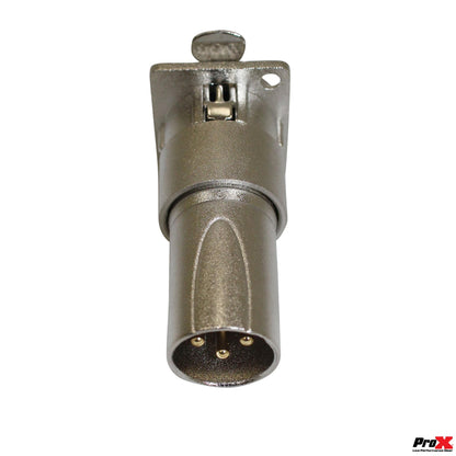 ProX XLR Panel Mount Adapter 3-Pin XLR Feedthrough For Panels | Female to Male