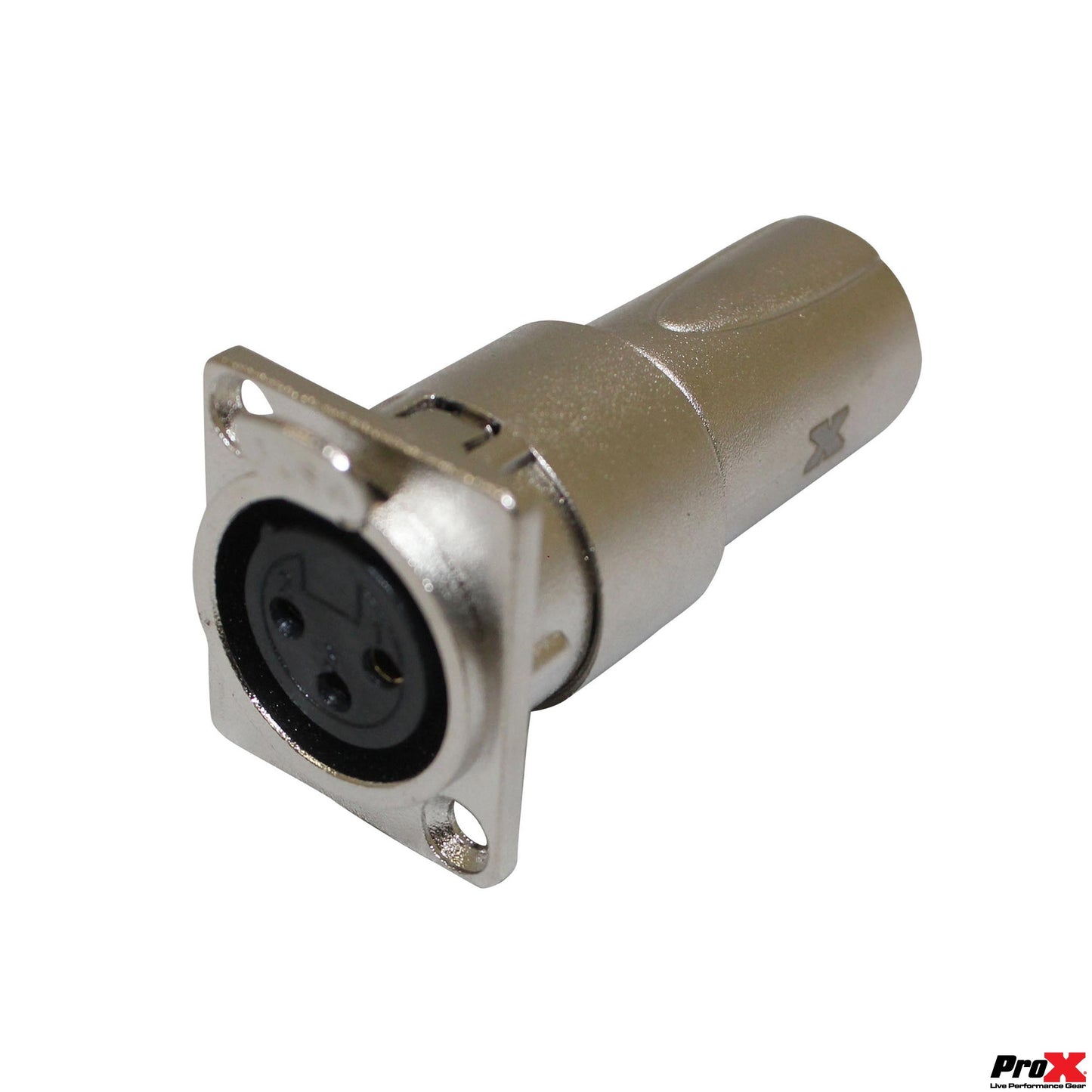 ProX XLR Panel Mount Adapter 3-Pin XLR Feedthrough For Panels | Female to Male