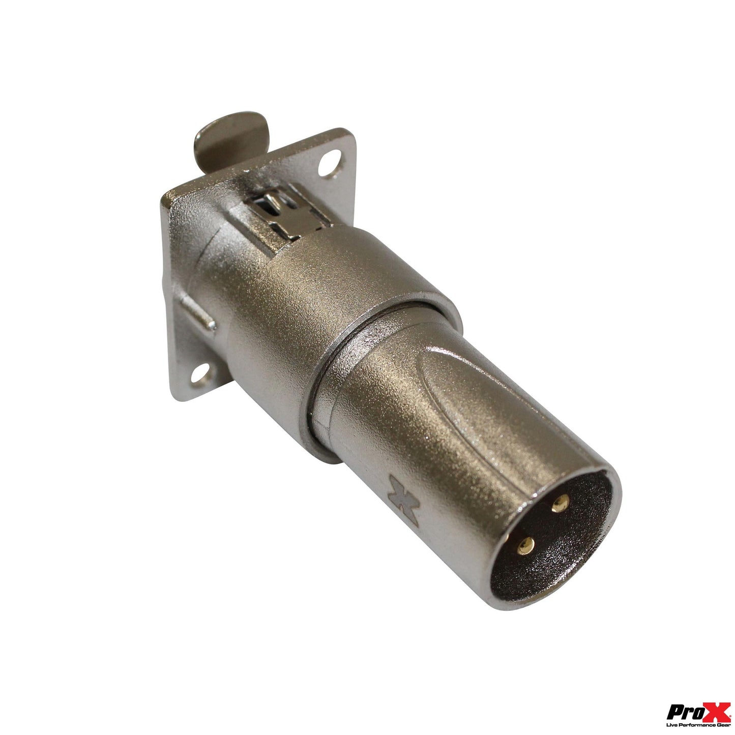 ProX XLR Panel Mount Adapter 3-Pin XLR Feedthrough For Panels | Female to Male