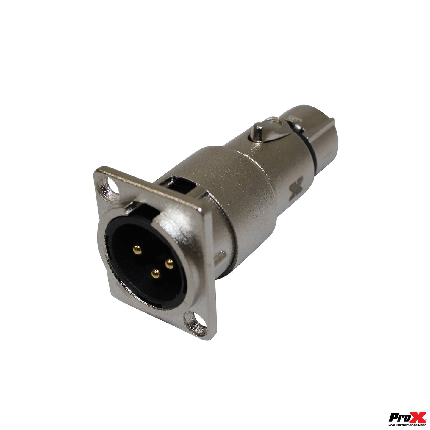 ProX XLR Panel Mount Adapter 3-Pin XLR Feedthrough For Panels | Male to Female