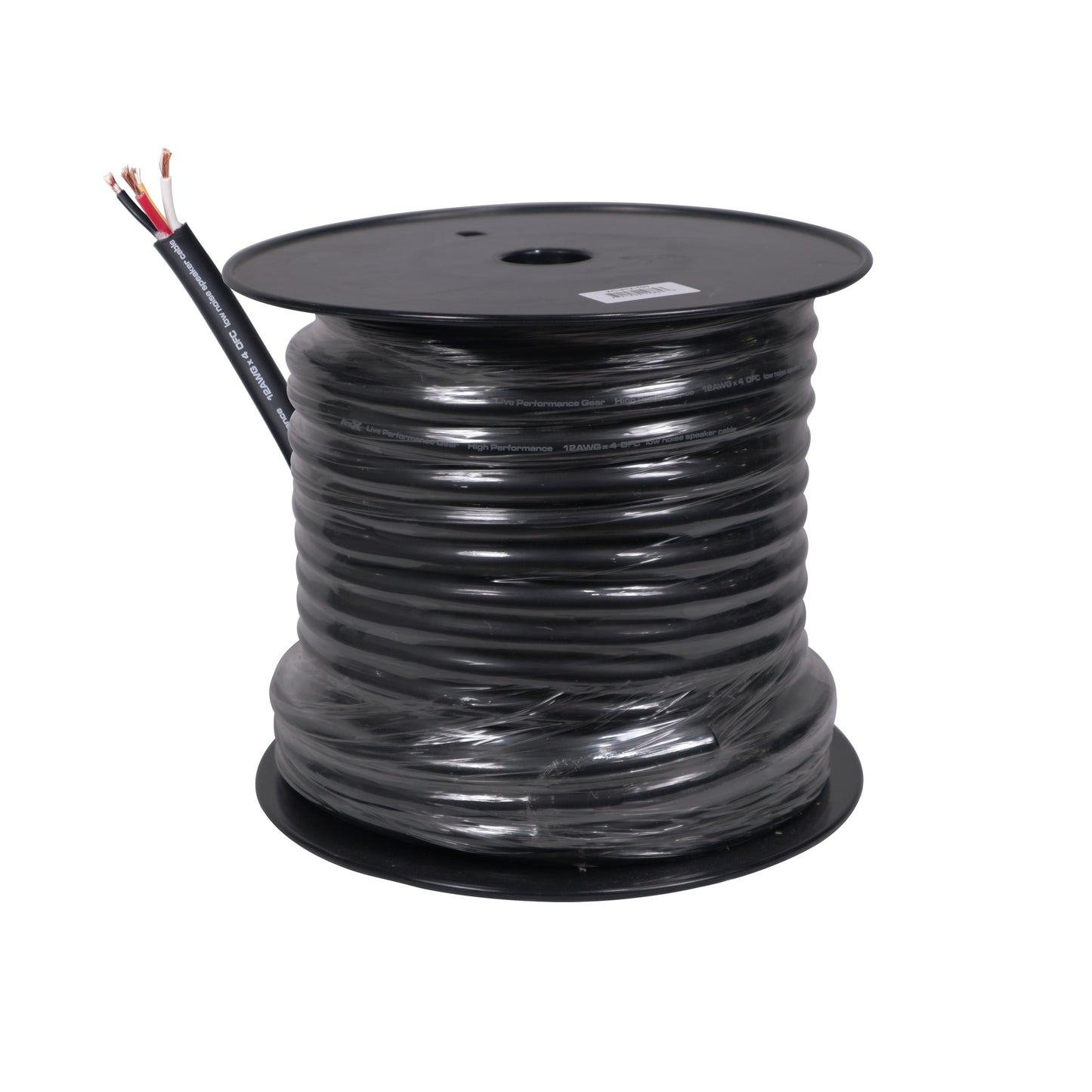 ProX XC-412 12 AWG 4-Conductor Bulk Speaker Wire Spool | 100 ft