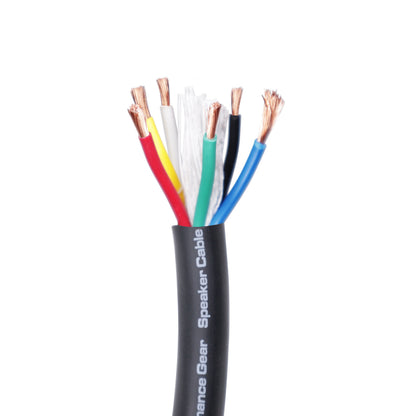 ProX XC-612 Bulk Speaker Cable 12 AWG 6-Conductor Spool | 100 ft