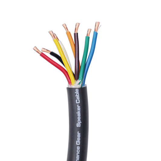 ProX XC-812 Bulk Speaker Cable Spool 12 AWG 8-Conductor | 100 ft