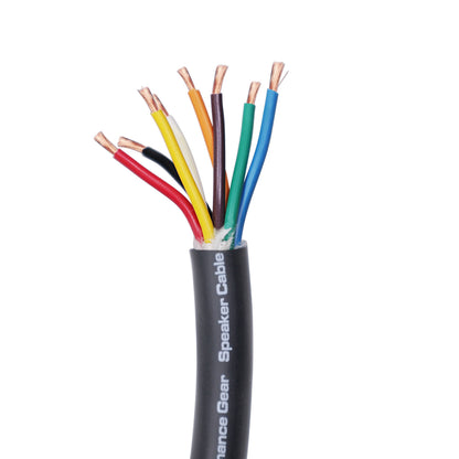 ProX XC-812 Bulk Speaker Cable Spool 12 AWG 8-Conductor | 500 ft