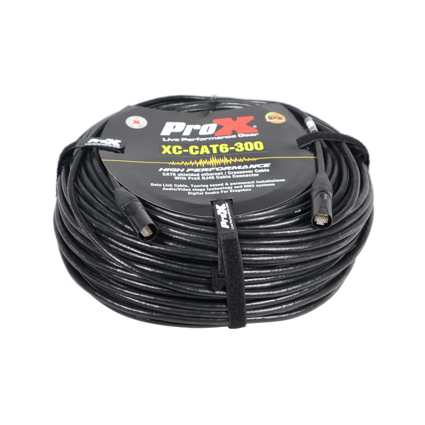 ProX STP Cat 6 Cable Shielded RJ45 Network and Stage Snake | 300 ft