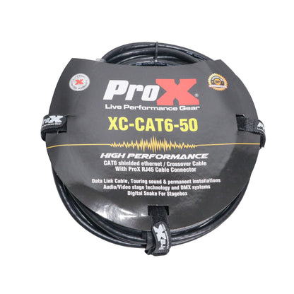 ProX STP Cat 6 Cable Shielded RJ45 Network and Stage Snake | 50 ft