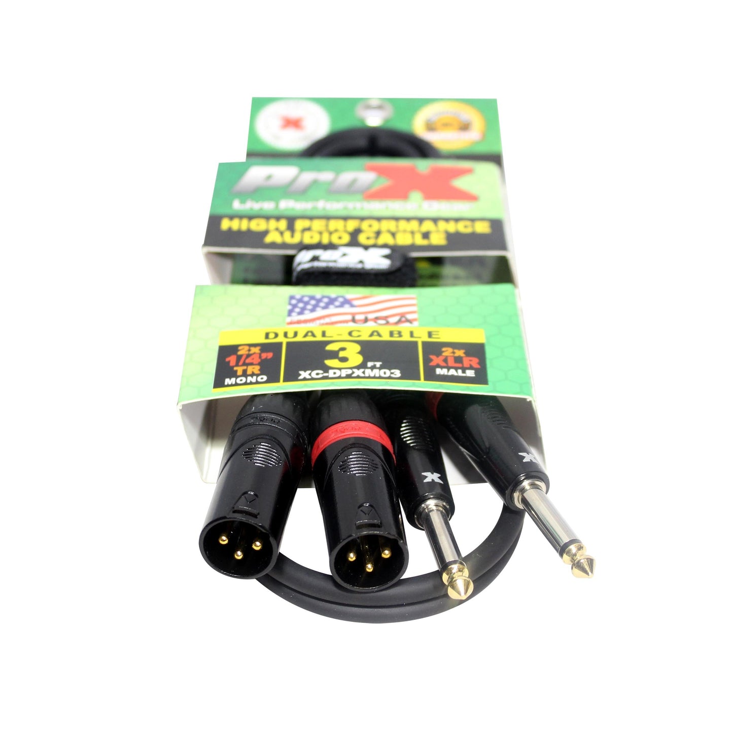 75515_ProX-1_4_-TS-Male-to-Dual-XLR-Male-Cable-Unbalanced-OFC-Audio-Cable-_-3-ft_ALT02sqr