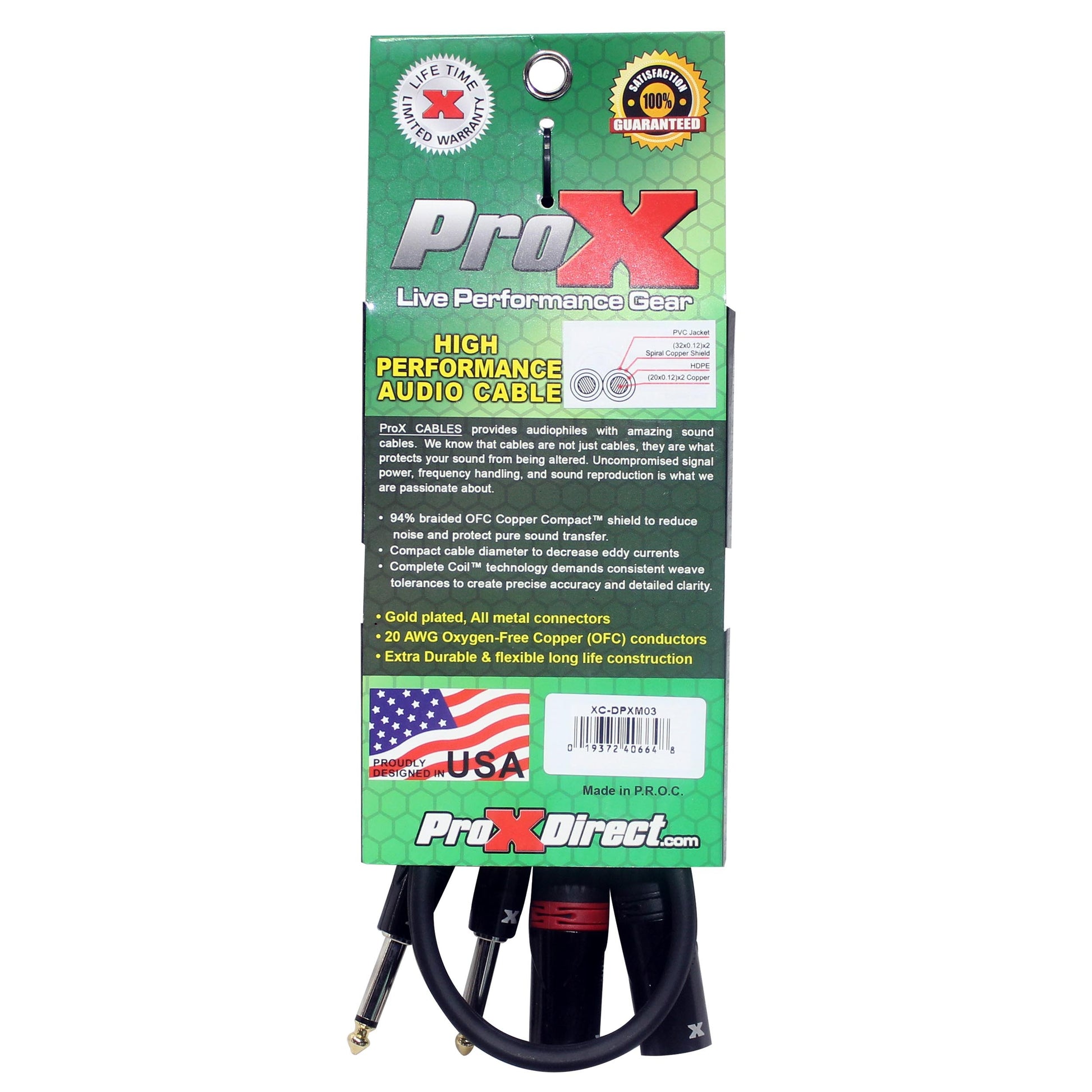75515_ProX-1_4_-TS-Male-to-Dual-XLR-Male-Cable-Unbalanced-OFC-Audio-Cable-_-3-ft_ALT04sqr