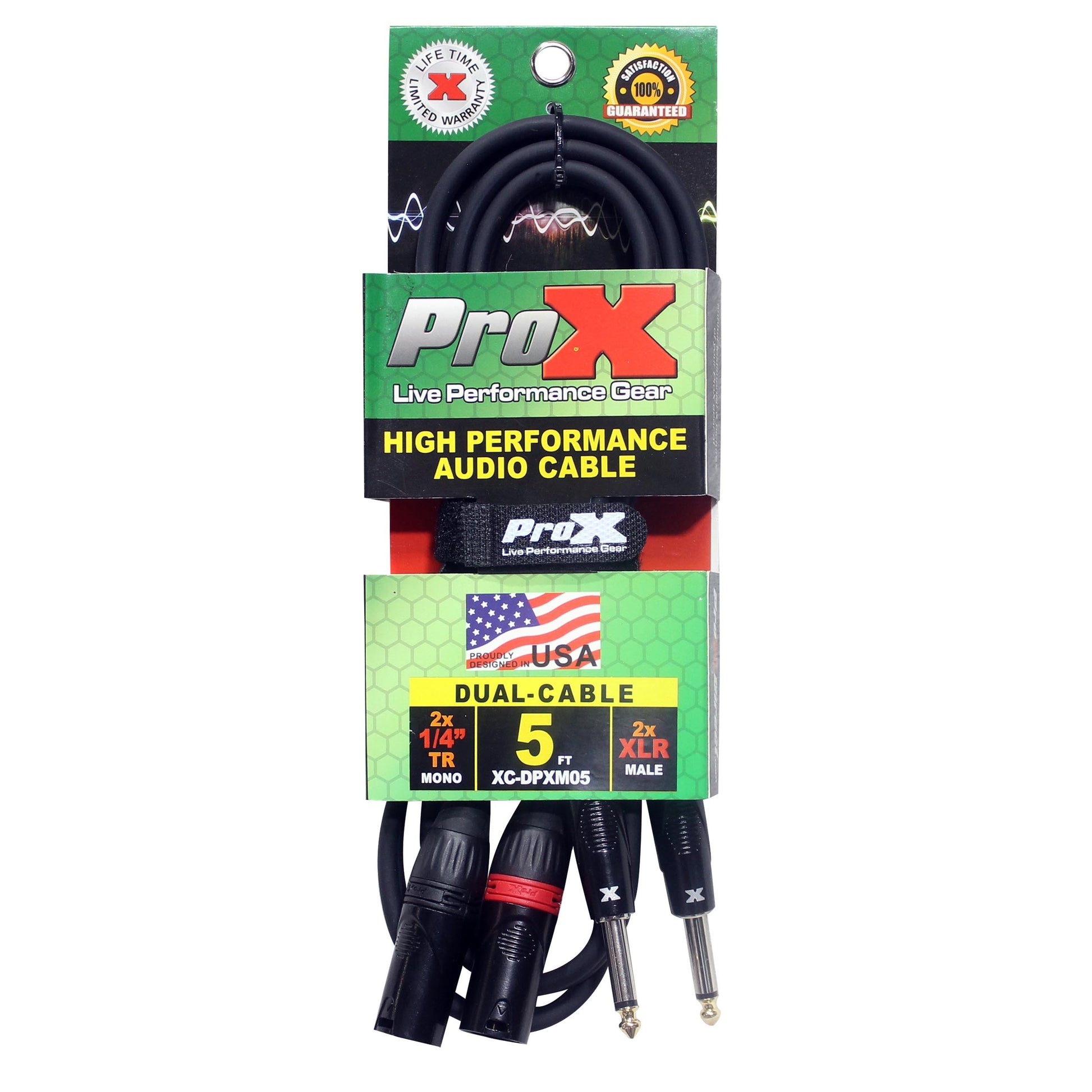 75516_ProX-1_4_-TS-Male-to-Dual-XLR-Male-Cable-Unbalanced-OFC-Audio-Cable-_-5-ft_ALT03sqr