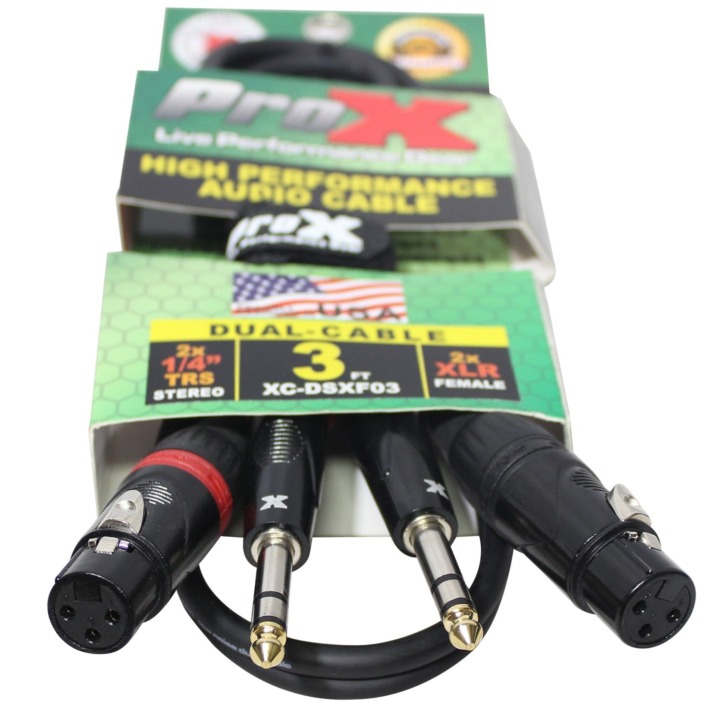 75535_ProX-Dual-1_4_-TRS-M-to-Dual-XLR3-F-Cable-Balanced-OFC-Audio-Cable-_-3-ft_ALT02sqr