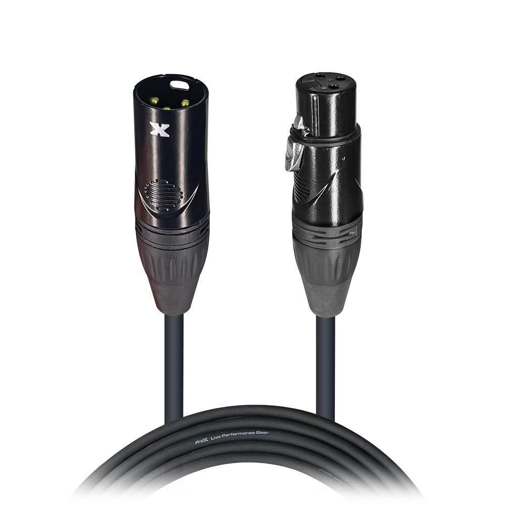 ProX XC-MIC Balanced XLR Microphone Cable OFC Conductors | 15 ft