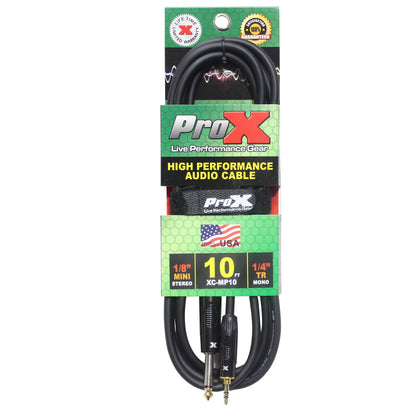 75605_ProX-Unbalanced-TRS-Mini-to-TS-Audio-Cable-OFC-With-Metal-Connectors-_-10-ft_ALT02sqr