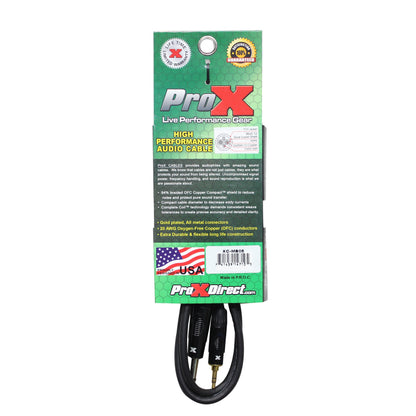 ProX Balanced TRS Mini to TRS Audio Cable OFC Balanced Signal Cable | 5 ft