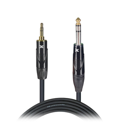 ProX Balanced TRS Mini to TRS Audio Cable OFC Balanced Signal Cable | 10 ft