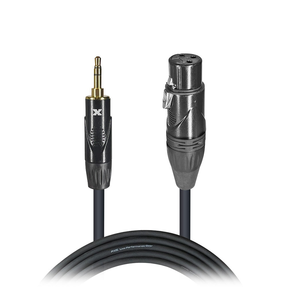 ProX XC-MXF05 Unbalanced 3.5mm TRS Mini to XLR3-F Cable