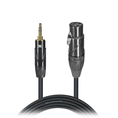 ProX XC-MXF05 Unbalanced 3.5mm TRS Mini to XLR3-F Cable