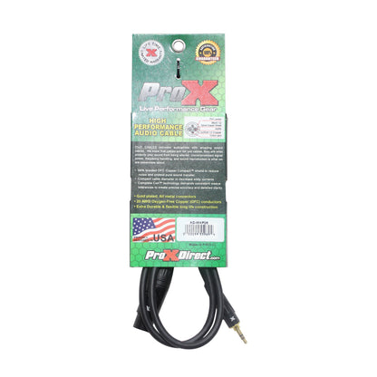 ProX XC-MXF05 Unbalanced 3.5mm TRS Mini to XLR3-F Cable