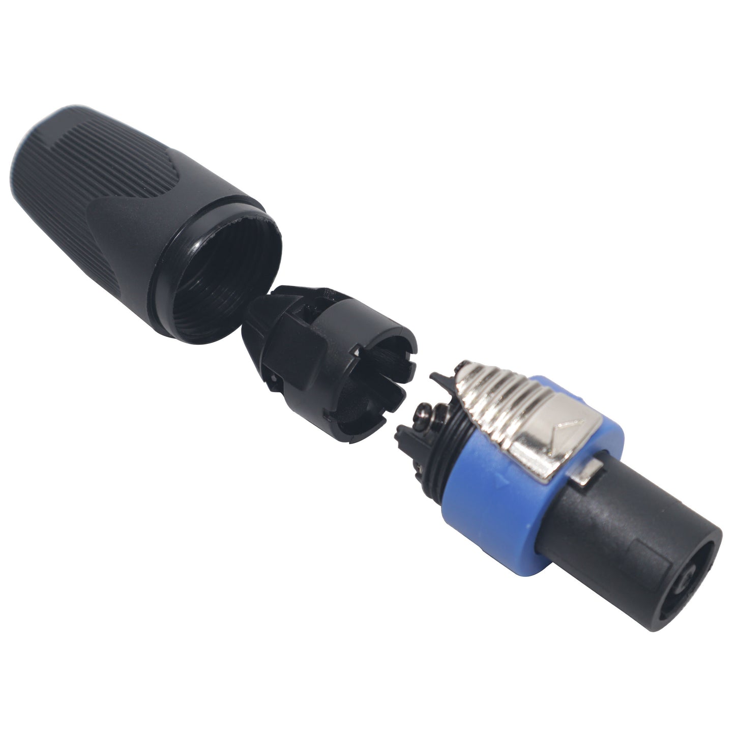 ProX speakON Cable Connectors Locking Speaker Cable Connector | 4 Pole | Male