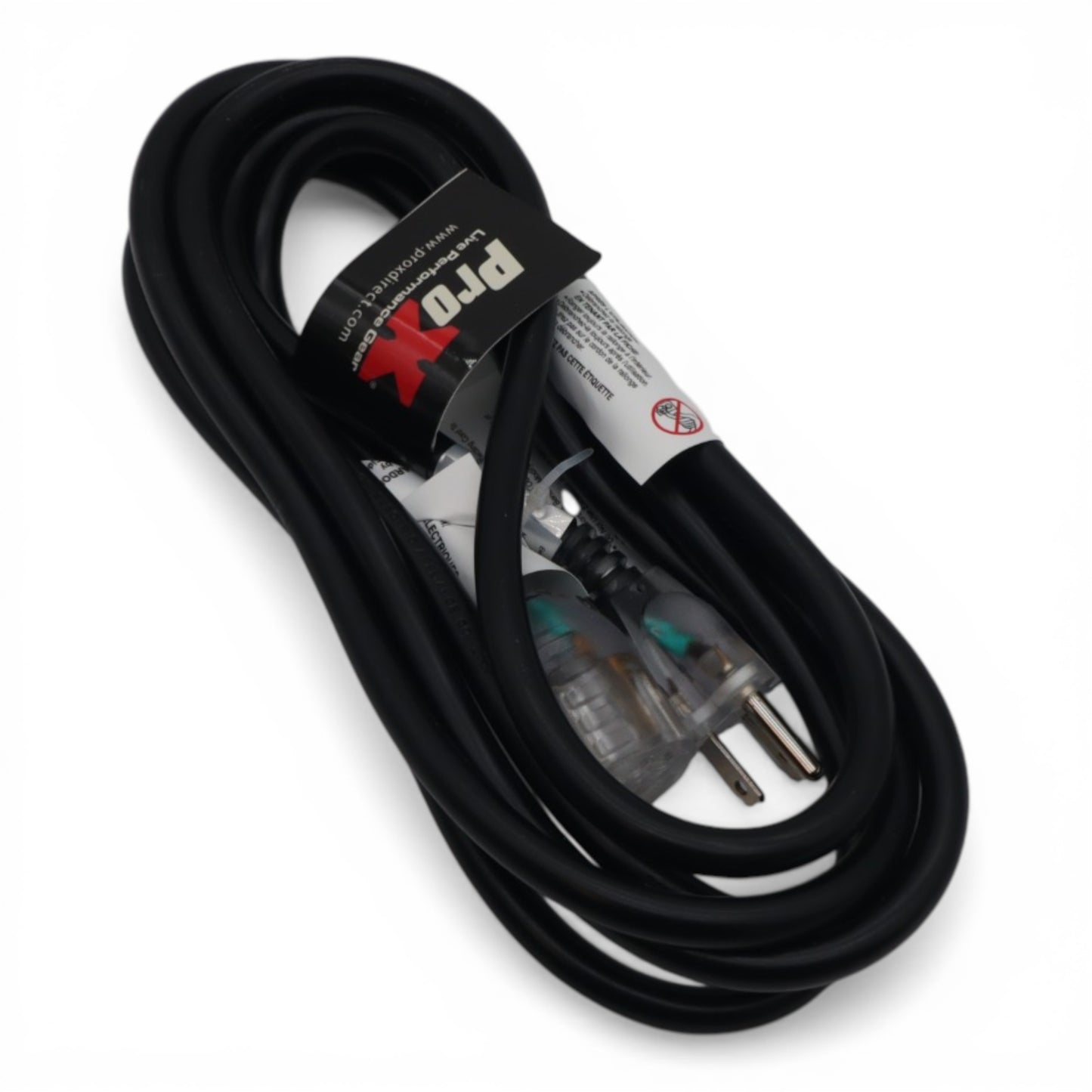 ProX Power Extension Cable 14 AWG OFC NEMA 15 110VAC | Single Outlet | 10 Ft.