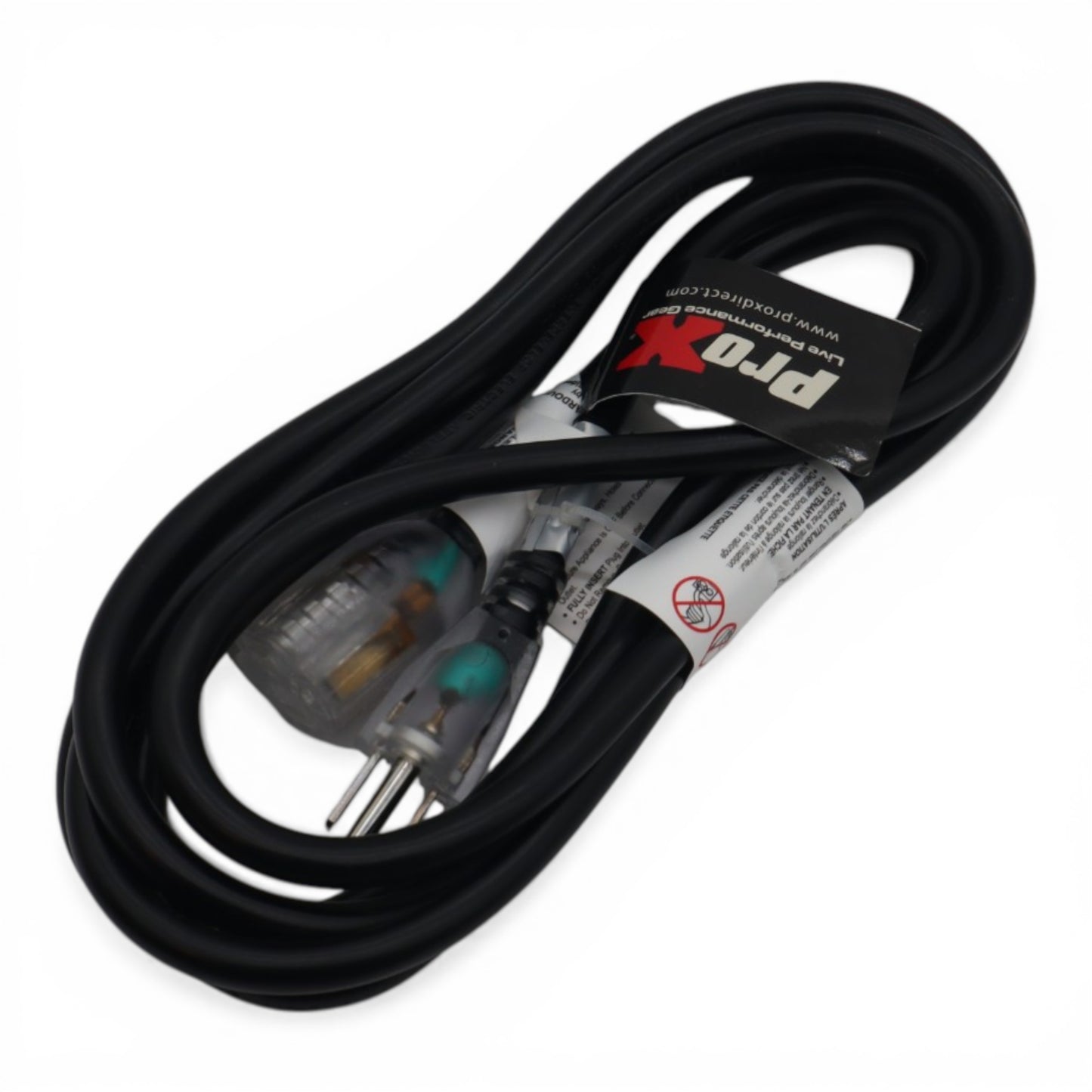 ProX Power Extension Cable 14 AWG OFC NEMA 15 110VAC | Single Outlet | 10 Ft.