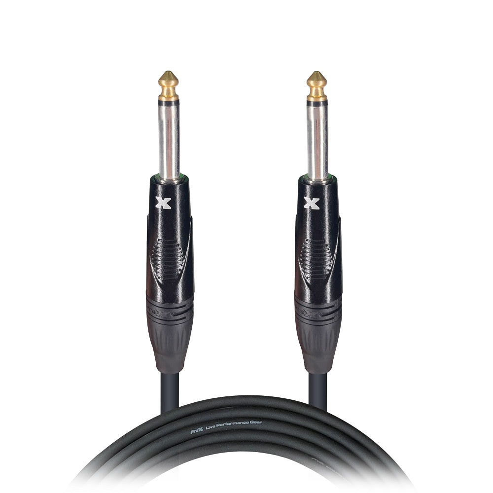 ProX Instrument Cable Unbalanced 1/4" TS-M OFC Pro Audio | 10 ft